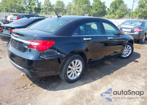 2013 Chrysler 200 Touring from USA, damaged, VIN 1C3CCBBB0DN584220